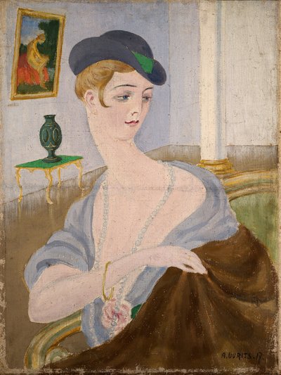 Portrait of a Lady by Aleksander Uurits